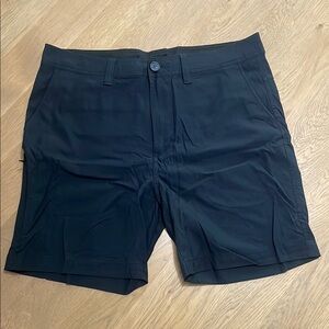Prana Black Flat Front Shorts